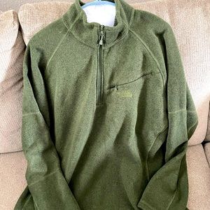 Mens north face 1/4 zip fleece